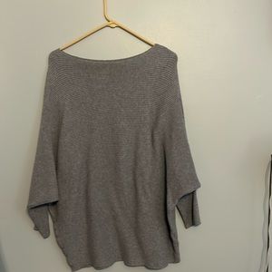 Philosophy grey boat neck sweater